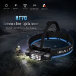IMALENT HT70 Headlamp - Experience the Power！3500Lumens Output, 349meters beam distance. Spotlight, Floodlight and Red light in one.