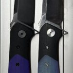 Bestech Swordfish Liner-lock vs Button Lock