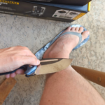 0.23 inch blade steel razor.