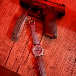 Today’s carry beretta APX, squale 1545 watch and some knife from Amazon.