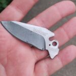 I just found a random Kershaw blade in the street. Is it possible to turn it into a fixed blade knife without forging a tang into it? I've never made a knife anything before.