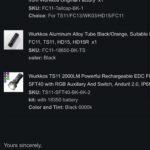 What 18650 battery do I get for TS11 for the extended tube?