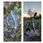 Sharing some cool blades hope you like them! Showcasing the Bhura and Pensioner Kukri, two unique and traditional designs that really stand out.