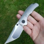 Vapor blasted Null knives Grace with zirc accents