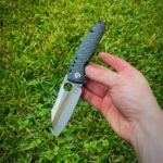 My Oracle model in Carbon Fiber and a two-tone S35VN blade