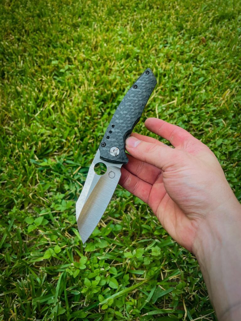My Oracle model in Carbon Fiber and a two-tone S35VN blade