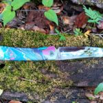 Anodized Titanium scales & polished ZDP-189