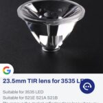 [PSA] “Lens-less” TIRs for Convoy S21E, S21A, S21B for 3535 emitters