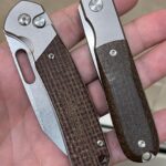 Ti bolsters & Burlap Micarta