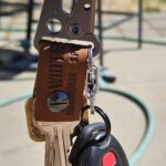 Gave up on edc keys for a bit, untill I got a few scrap pices of leather from a local boot brand.