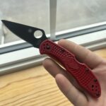 Perks of being the Spyderco guy. Red handle 30v delica!