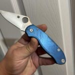 Just anodized and sharpened