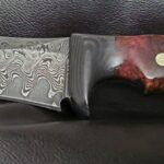 Damascus Copperhead with food safe ceramic coating. No oiling needed!