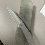 Well after years of the Kershaw scallion being my edc it finally fell overboard at work(offshore charter boat mate) decided to replace it with the leek and it took a day or two but I love the feel of this thing in my hand, pocket, or waistline of my swim trunks!