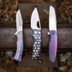 Gotta love textured titanium and tasteful timascus, twinkling treasures tucked on train tracks, telling tantalizing tales of their travels.