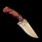 Here's one in 80crv2 and composite handles I made. Laser engraved blade.