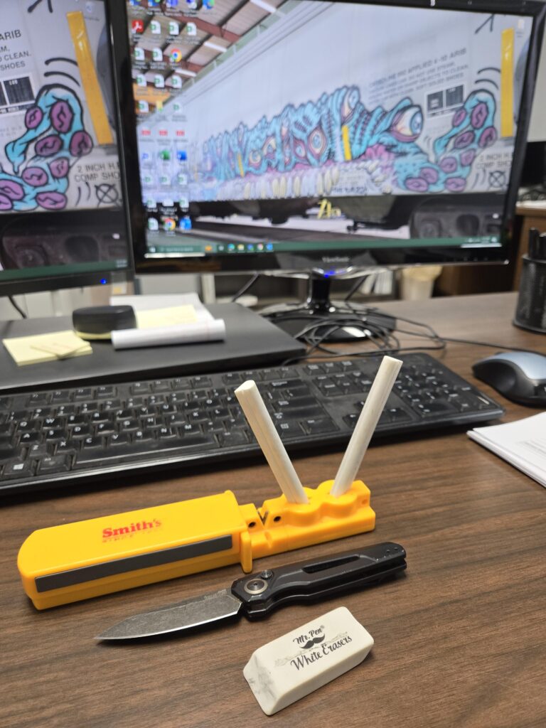 Working hard