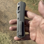 NKD Microtech Glykon Tanto in natural clear/apocalyptic.