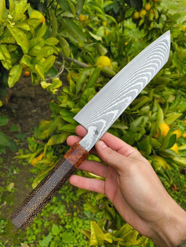 Latest kitchen knife off the bench