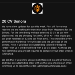 PSA Magnacut MW Sonoras Blades Discontinued