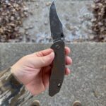 Warthog Wednesday: Hinderer 3.5" XM-18 /// Non Flipper Bowie /// Bronze Warthog Battlefield Pickup #NKD 🐗