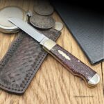 O1 Slipjoint with Jigged Bone Covers.