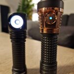 Fireflies E04 Lume1 Nocturne Stonewash Ti-Cu SFT40 (3000K) - Fireflies L50 Sol FFL5009R (4000K) + Beamshot Comparisons.🔦🫘