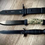 Three black beauties made by Eickhorn, Mora and Glock