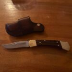 Buck 110 w/ quick draw sheath