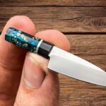 I made a miniature Japanese chef knife.