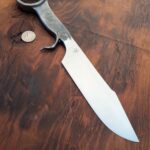 Forged this guy yesterday. Didn't really have a picture in my head when I started, but I thought it turned out cool anyway.