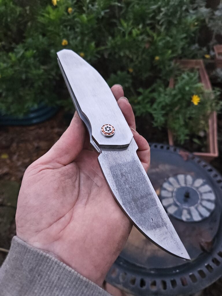 After knocking out some customer work i got some progress on my Serenity folder / prototype "Plunge Lock" model