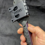 Quick video of this compound tanto in CPM 4V and black Cerakote. Merry Christmas!