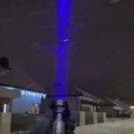 Xmas edition: Testing out lights in the snow