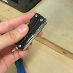 Cutout for the scissors