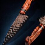 Here is one of my 8 chefs in Baker Chevron Coppermai with cottonwood and mammoth molar  Let me know what yall think