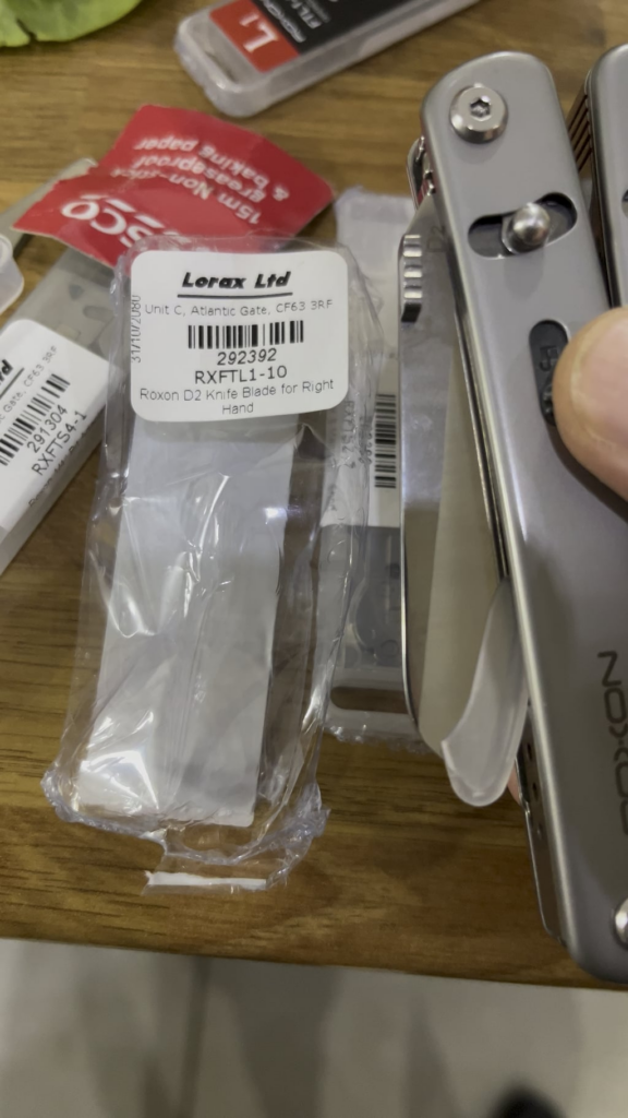 ROXON D2 Blade in first slot of Flex — how?