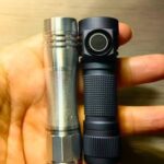 Does anyone have photos of the wurkkos ts10 or manker e05ii side by side  with yhe kr1aa or comparable 14500 flashlights??