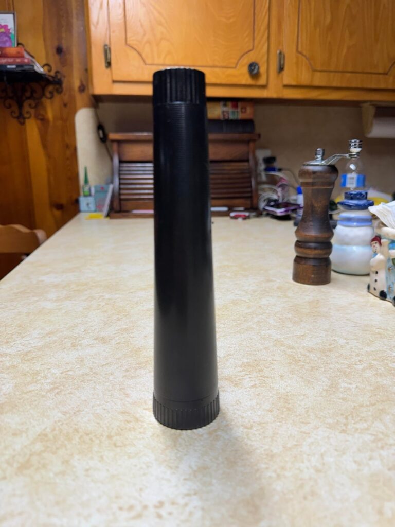 Was at the in-laws and went to use the salt shaker. Mother-in-law looked at me very strange, and said “you don’t know a flashlight when you see one” Uh, excuse me!!??