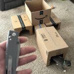 Put the beef to a bit of work today. LOL. 5 minute kitty fort. Thanks to the beef slicing through the cardboard like butter