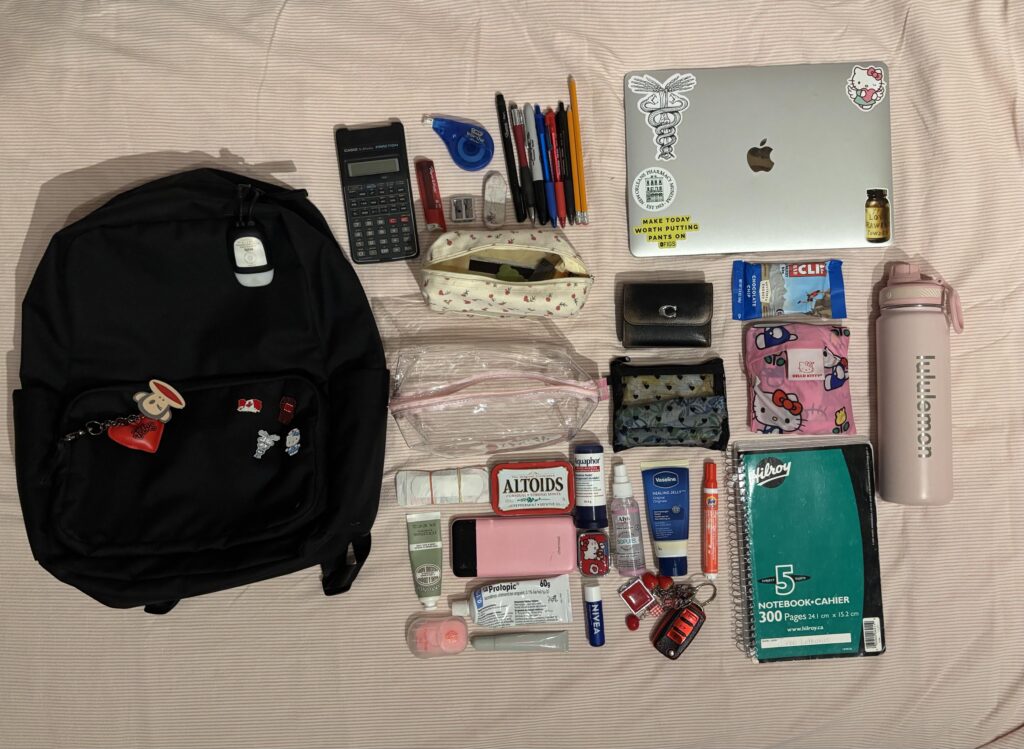 my university backpack!