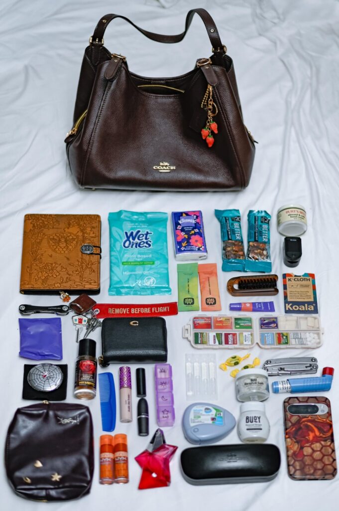 [slaps purse] this baby can fit so much...everything