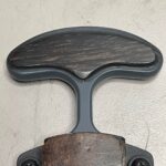 Ebony handle in cold steel push dagger