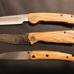 Petrified Fish...Olive Wood Knives