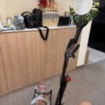 Cyberpunk wizard walking stick.