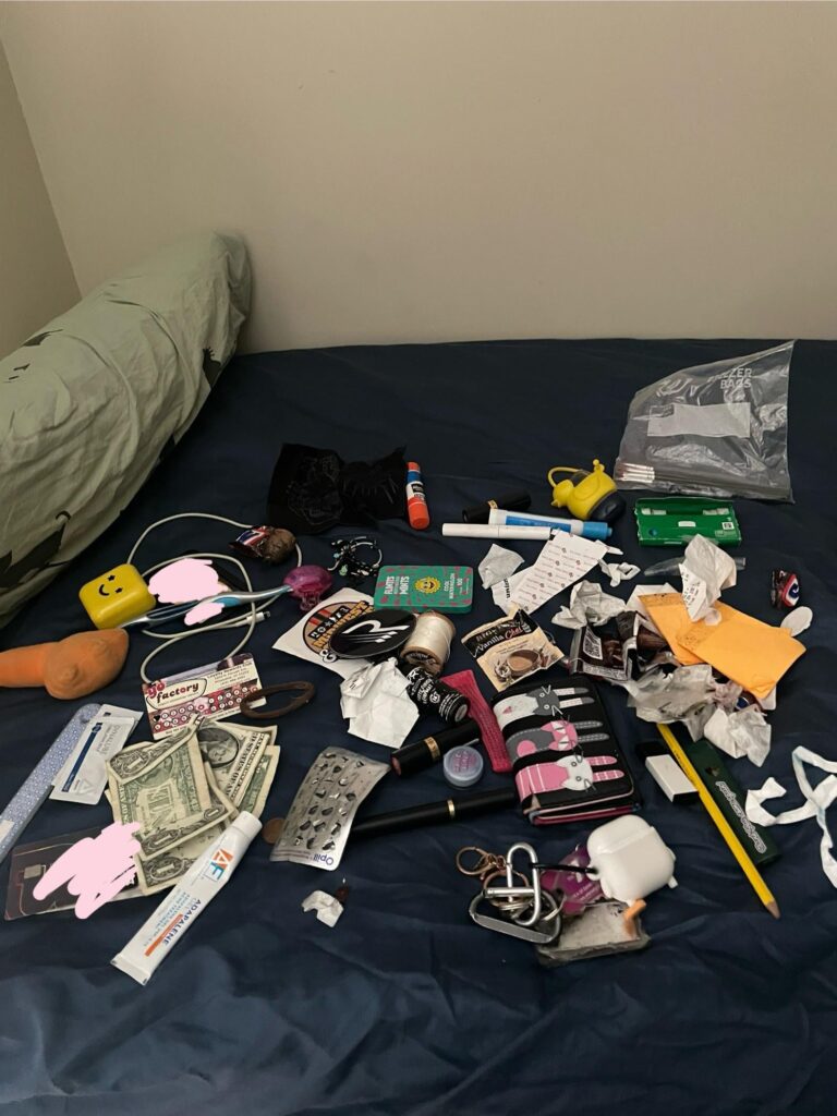 Just purged my purse and coat, what does it say about me?