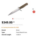 Böker Trench Knife, Worth it?