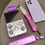 Working on that 90s translucent purple style