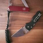 A SAK and a Spyderco