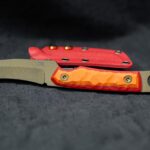 Lineman V3 in CPM 4V, Midnight Bronze Cerakote and Lava G10 scales